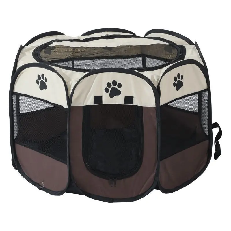 Pet Game Cage Cat Kennel Dog House Indoor Outdoor Portable Dog Playpen