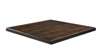 Planche de restaurant en bois massif, table carrée/rectangulaire en bois de frêne rustique