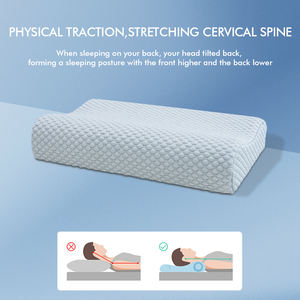 Cuscino in schiuma di memoria di sonno cervicale con contorno ortopedico personalizzato all'ingrosso stile moderno morbido e traspirante lento <span class=keywords><strong>rimbalzo</strong></span> - Product Image 4