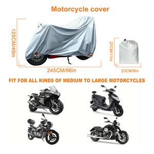 Nouvelle housse de protection imperméable pour moto en Oxford XL/XXL/XXXL, anti-poussière, pour motos - Product Image 2