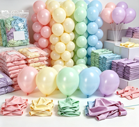 Ballons en latex solides et colorés, durables pour la fête prénatale, l'anniversaire, le festival, la décoration de la maison