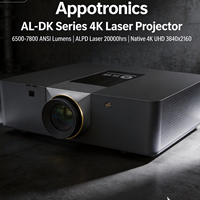 Projecteur laser DLP 4K Appotronics 7500 lumens pour salle d'exposition, affichage commercial AL-DK750S