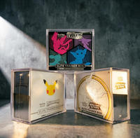Étui de protection en acrylique anti-UV et écologique pour Pokémon ETB, avec couvercle magnétique N50, empilable, pour boîte d'entraînement d'élite, portable