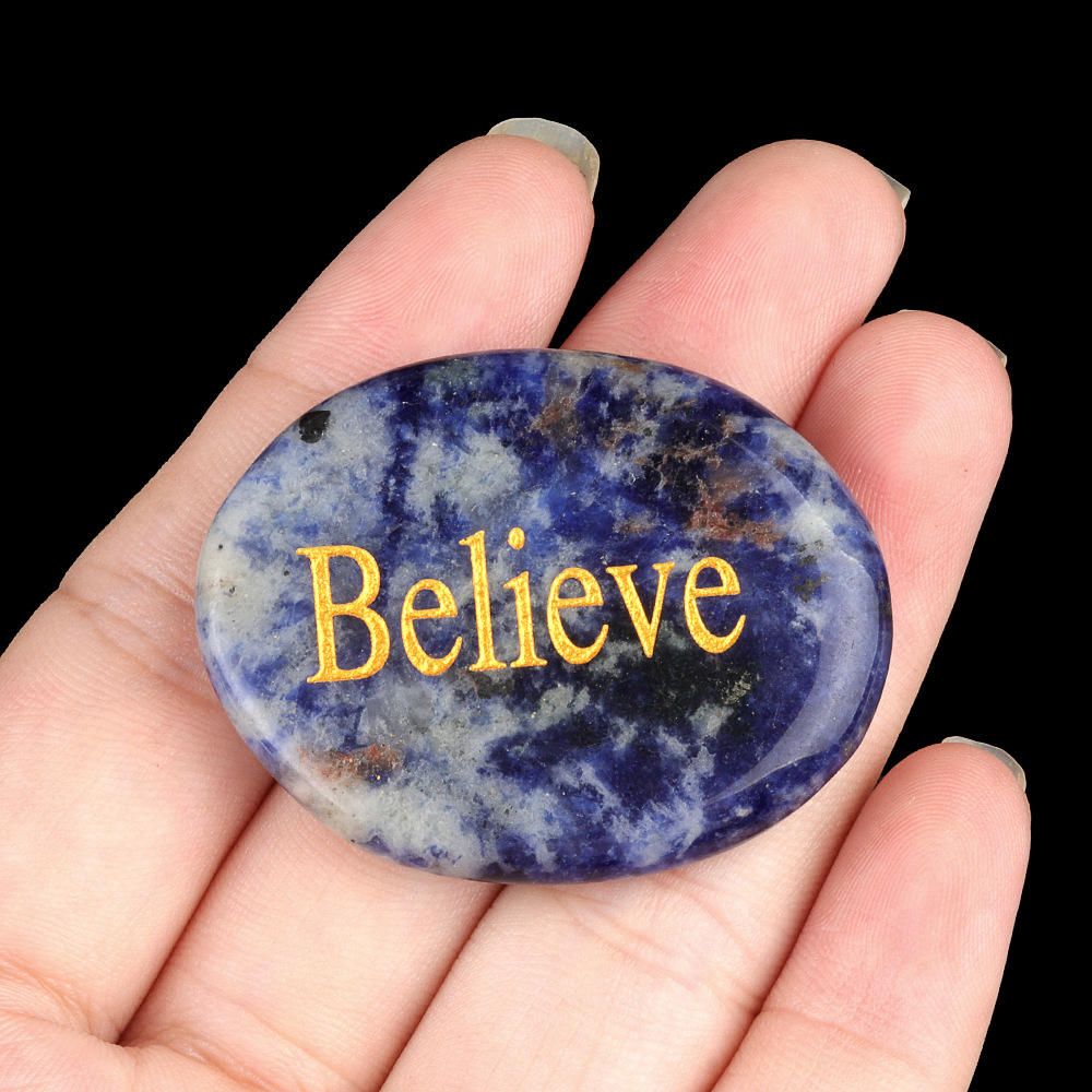 Believe in believe (blue pattern)