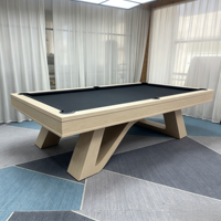 Table de billard professionnelle personnalisée en usine, nouvelle collection, design moderne, avec cadre en bois massif et plateau en ardoise, 7ft, 8ft, 9ft, écologique, pour la maison