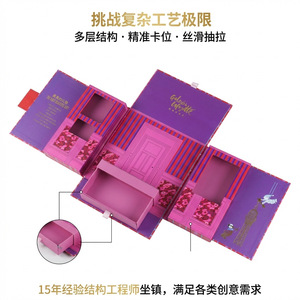 Custom Folding Gift <b>Box</b> Paper Offset Printing Durable Portable <b>Packaging</b> <b>Small</b> Batch Holiday Gift Set - Product Image 5