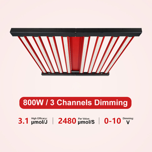 Lampe de culture LED professionnelle à spectre complet 800W pour l'agriculture intérieure, les serres et les projets <span class=keywords><strong>d</strong></span>'éclairage supplémentaire - Product Image 4