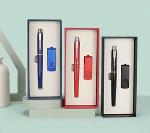 Novedades 2026: Set de Regalo Ejecutivo con Memoria USB y Bolígrafo Personalizable para Oficina y Negocios - Product Image 5