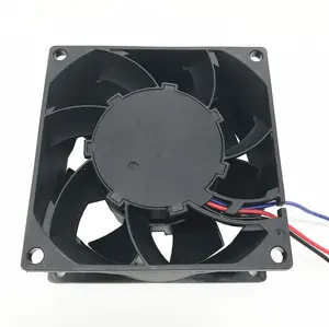 Nmb ventilador de refrigeração, 80 mm 5500 rpm 12v à prova d' água ip68 ventilador de ventilação para uso externo display led 8038 ventilador axial tubo