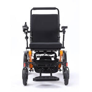 Silla de ruedas eléctrica de viaje plegable y ligera, silla de ruedas motorizada portátil para discapacitados con control remoto - Product Image 6