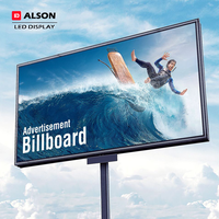 ALSON-Armoire à LED vide en fer pour écran LED, grande structure LED debout, affichage publicitaire LED