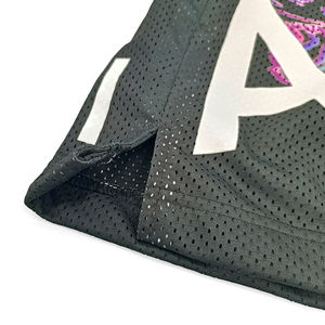 Custom Logo Print <b>5</b> <b>Inch</b> <b>Inseam</b> Soft Sporty Mesh <b>Shorts</b>, Quick Dry Fitness Anime Sublimation <b>Men's</b> Mesh <b>Short</b> - Product Image 4