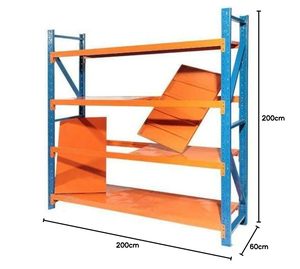 Estantería de Almacenamiento Resistente para Almacén, Estantería Metálica Ajustable, Estantería Apilable sin Tornillos para Almacén - Product Image 5