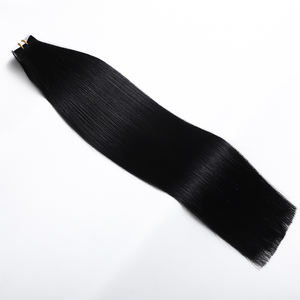 थोक टेप बालों का विस्तार क्यूटिकल गठबंधन डबल खींचा हुआ मोटा अंत वास्तविक मानव बालों 100% वेफ्ट में सहज इंजेक्शन टेप - Product Image 5