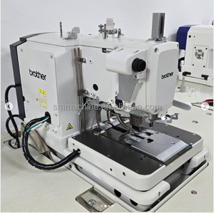 Máquina de <span class=keywords><strong>coser</strong></span> industrial Brother RH-982A con cabezal redondo y control por computadora para hacer ojales - Product Image 2