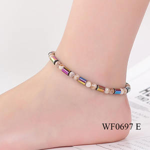 <span class=keywords><strong>Tobillera</strong></span> de hematita delgada magnética, antivaho, para adelgazar, terapia magnética, para pérdida de peso - Product Image 5