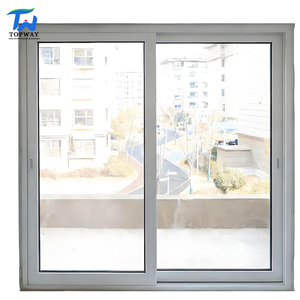 <span class=keywords><strong>Finestra</strong></span> Scorrevole a <span class=keywords><strong>Doppia</strong></span> <span class=keywords><strong>Anta</strong></span> in PVC ad Alta Sicurezza con Maniglie e Serrature Antifurto - Product Image 2