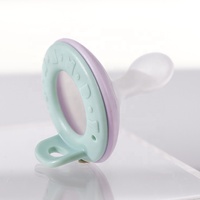 Nuevo chupete de silicona para bebé, chupete para la dentición, chupete para bebé, gran oferta, chupete ultraligero con caja de almacenamiento