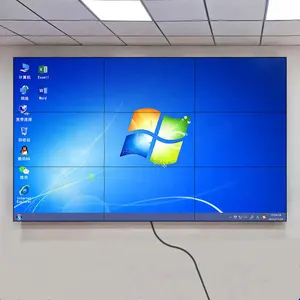 厂家低价视频墙窄边框0.88 1.8毫米46 49 55 65英寸4k电视液晶显示屏视频墙显示器带发光二极管背光