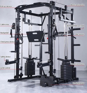 Kesun Oem/odm Trainer Multi funzionale Smith Machine Station Home utilizzando palestra Half Cage Power <span class=keywords><strong>Rack</strong></span>