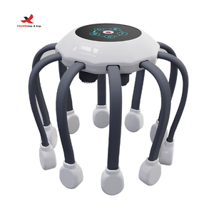 Masseur de cuir chevelu électrique Octopus à vibrations TMS pour soulager la fatigue, 3 jours d'autonomie, 1200mAh, rechargeable par USB, GZ RTS - Product Image 1