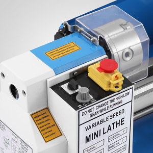 2500RPM 550W Mini centre de tournage Machine de tour à vitesse de broche variable à usage moyen pour pièces de précision - Product Image 6