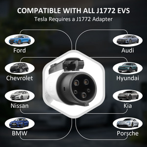 Adjustable 11KW 7KW Portable EV Charger Red CEE 5 Pin Mobile 32A Type 2 Electric Car Charger - Product Image 3