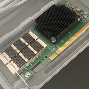 การ์ดเชื่อมต่อเครือข่าย ConnectX-6 Dx EN100GbE แบบสองพอร์ต PCIe 4.0 x16 รองรับการถอดโหลดฮาร์ดแวร์และ Secure Boot - Product Image 1