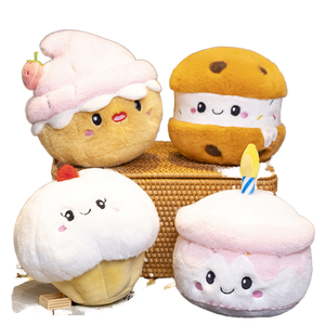 Juguetes <span class=keywords><strong>de</strong></span> <span class=keywords><strong>Peluche</strong></span> Personalizados, Lindos Muñecos <span class=keywords><strong>de</strong></span> <span class=keywords><strong>Peluche</strong></span> con Temática <span class=keywords><strong>de</strong></span> Postres, Rellenos <span class=keywords><strong>de</strong></span> Algodón PP, Helado, Galleta, Cupcake, Kawaii, Comida <span class=keywords><strong>de</strong></span> <span class=keywords><strong>Peluche</strong></span> - Product Image 1