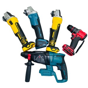 Factory Wholesale Lithium-ion Brushless 13mm Impact <b>Drill</b> Hammer Angle Power Tool Set High Power Auto Repair Tool Set High Power - Product Image 2