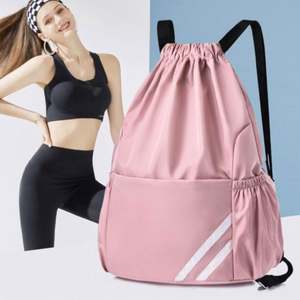 Custom Logo Lightweight Waterproof Folding Sport Gym String Bag Shoes Storage <b>Drawstring</b> <b>Backpacks</b> for Swimming - Product Image 1