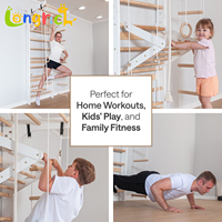 Cadre d'escalade intérieur/extérieur en demi-cercle pour enfants Toddler Montessori Swedish Ladder Australian Cat Mounted Frame Set for Kids
