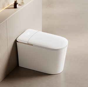 Toilette intelligente moderne et élégante avec écran LED, siège chauffant et bidet pour une amélioration luxueuse de la salle de bain - Product Image 1