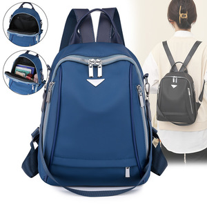 Sac à dos de grande capacité en tissu Oxford coréen personnalisé, sac à dos de voyage pour femme, double épaule, multi-usages, loisirs, étudiants, sac d'école - Product Image 6