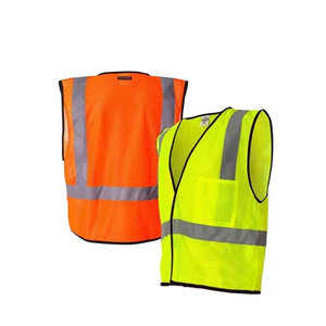 <span class=keywords><strong>Gilet</strong></span> de sécurité réfléchissant extérieur <span class=keywords><strong>jaune</strong></span> fluorescent à LED haute visibilité direct d'usine avec poches - Product Image 6