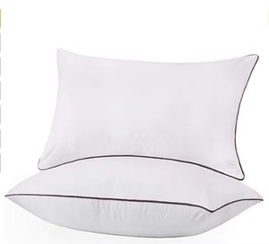 Oreiller de sommeil en polyester/coton blanc, garni de polyester, <span class=keywords><strong>pour</strong></span> le dos, vente en gros - Product Image 2