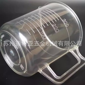 Béchers Nikko Tpx en plastique 1-6165 avec poignée, tasse graduée de 300 ml, utilisation en laboratoire - Product Image 1