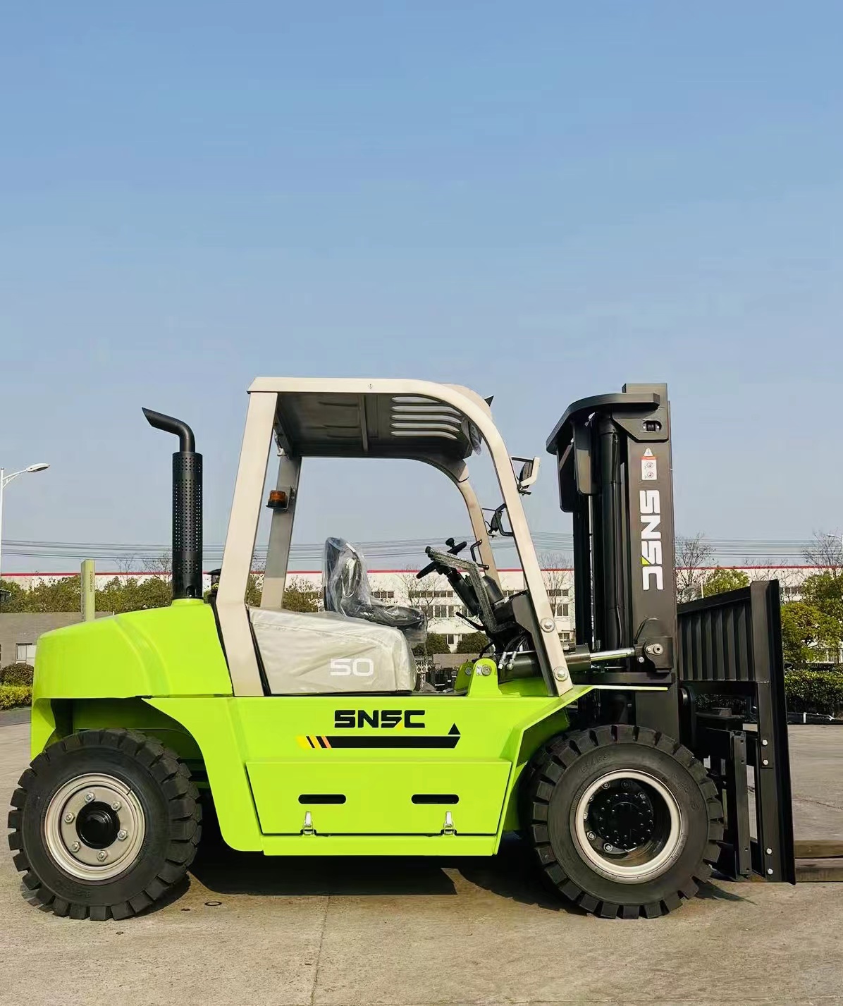 SNSC montacargas 5000 кг дизельный gruas horquillas carretilla elevadora fd50 вилочный погрузчик 5 тонн 3-ступенчатый Мачтовый