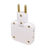 Prise UE 3 prises secteur multiprise 1 conversion 3 rallonge prise électrique 180 prise de courant rotative adaptateur secteur