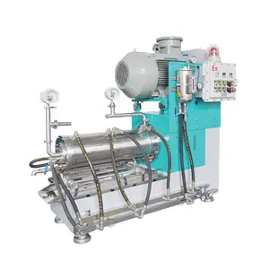 Horizontal Nano Bead Mill machine for auto ink Large flow grinding mill for car ink production line Efficiently micron sand mill