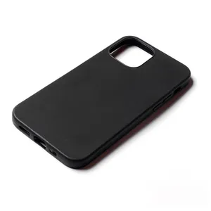 Grosir Logo Pesanan Khusus Cangkang Casing Telepon Tpu Lembut Matt Hitam untuk iPhone 12 Mini Pro Max 11 7 8 Plus 13