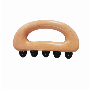Five Jade Round-Tooth Cat Head Gua Sha <b>Tool</b> For Belt Vessel Shoulder & Neck Meridian Dredging Full-Body Handheld <b>Massager</b> - Product Image 2