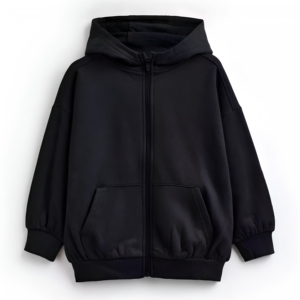 <b>Zip</b> Through Hoodie Casual Full <b>Zip</b> <b>Hooded</b> Sweatshirt with Front Kangaroo Pocket Ribbed Cuffs Soft Fleece Pullover Streetwear - Product Image 3