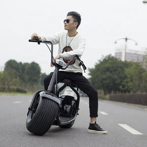 Scooter électrique Citycoco Chopper à deux roues, 1000w/2000w/3000w/4000w, 60v, haute vitesse 25-60km/h, pneus larges - Product Image 5