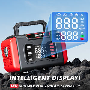 Arrancador de Batería Portátil para Coche con Inflador de Neumáticos Mini, Batería de Arranque de 12000mAh y 2000A, Power Bank con Bomba de Aire - Product Image 5