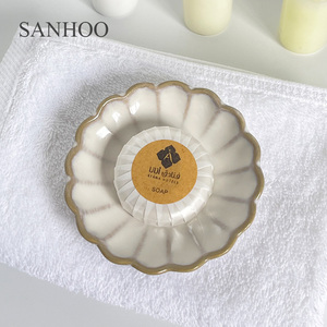 SANHOO <span class=keywords><strong>pas</strong></span> <span class=keywords><strong>cher</strong></span> prix d'usine ensemble d'équipements d'hôtel mini savon fournitures d'hôtel Kit de toilette invité Logo personnalisé - Product Image 2