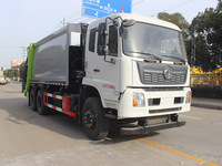 Camion à ordures compacteur Dongfeng Tianjin à double essieu arrière de 18 à 20 mètres cubes