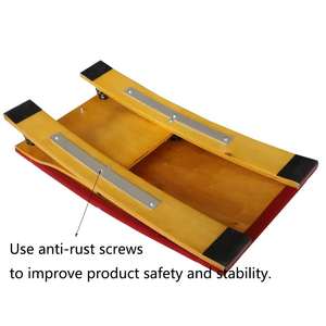 Tapis de gymnastique incurvé personnalisable 2-9 ressorts, sûr et robuste, avec base antidérapante pour une atterrissage douce, idéal pour les écoles - Product Image 4