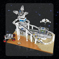 Mould King 11033 Montagnes Russes Spatiales Jouets Série Rêve de Compétition Dynamique Blocs de Construction Briques