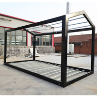 Conteneur de bureau modulaire préfabriqué en métal ISO, portable et compact, de 10, 20, 30 et 40 pieds, en kit, en vente
